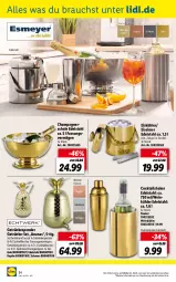 Gazetka promocyjna Lidl - Aktuelle Onlineshop-Highlights - Gazetka - ważna od 30.04 do 30.04.2022 - strona 34 - produkty: ananas, Becher, champagne, champagner, cocktail, cocktails, Cocktailshaker, decke, Deckel, edelstahl, eimer, eis, getränk, getränke, getränkespender, LG, ndk, Rauch, Schal, Schale, shake, spülmaschinen, Ti, wein, ZTE