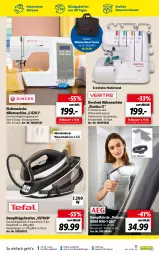 Gazetka promocyjna Lidl - Aktuelle Onlineshop-Highlights - Gazetka - ważna od 30.04 do 30.04.2022 - strona 35 - produkty: asti, auer, bügel, Bügelstation, bürste, dampfbügelstation, Elektro, HP, korb, Nähmaschine, Sport, Tasche, Ti, wasser, wassertank