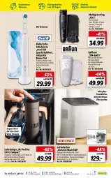 Gazetka promocyjna Lidl - Aktuelle Onlineshop-Highlights - Gazetka - ważna od 30.04 do 30.04.2022 - strona 37 - produkty: akku, auer, auto, bürste, corona, eis, elektrische zahnbürste, elle, epilierer, fleisch, Haarentfernung, korb, leine, Luftreiniger, Luftwäscher, Multigroom, reiniger, Reinigung, reis, Ti, timer, wasser, wassertank, zahnbürste