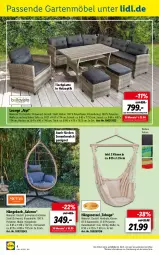 Gazetka promocyjna Lidl - Aktuelle Onlineshop-Highlights - Gazetka - ważna od 30.04 do 30.04.2022 - strona 4 - produkty: Bau, baumwolle, Garten, gartenmöbel, hängesessel, hocker, Holz, HP, kissen, Kissenbezug, kissenhülle, korb, latte, möbel, ndk, Ria, sessel, Sofa, Ti, tisch, tischplatte, wolle, ZTE