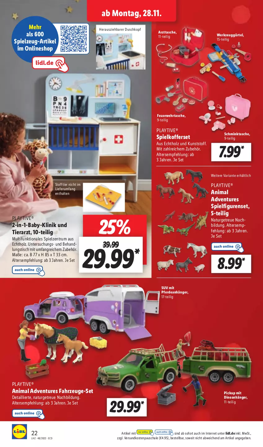 Aktueller Prospekt Lidl - Aktionsprospekt - von 28.11 bis 03.12.2022 - strona 22 - produkty: Anhänger, erde, Holz, koffer, natur, ndk, Ria, rum, rwe, Schal, Schale, spielzeug, Tasche, Ti, tisch, werkzeug