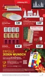 Gazetka promocyjna Lidl - Aktionsprospekt - Gazetka - ważna od 03.12 do 03.12.2022 - strona 19 - produkty: angebot, Bad, batterie, batterien, dell, eis, Elan, Elektro, elle, fenster, Geschenkpapier, gutschein, gutscheine, kerze, Kette, led-licht, leds, LG, lichterkette, mac, Mode, ndk, Packpapier, papier, Rauch, reifen, reis, rel, Ria, sac, Schal, Schale, tablet, tablett, teller, Ti, ZTE