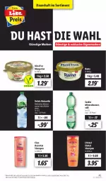 Gazetka promocyjna Lidl - Aktionsprospekt - Gazetka - ważna od 03.12 do 03.12.2022 - strona 43 - produkty: Alwa, angebot, auer, Cien, eis, elle, elvital, margarine, mineralwasser, natur, natürliches mineralwasser, rama, reis, rel, shampoo, Ti, vita, volvic, wasser, ZTE
