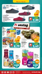 Gazetka promocyjna Penny - Prospekte - Gazetka - ważna od 03.02 do 03.02.2024 - strona 27 - produkty: bett, creme, drink, filegro, filet, gin, iglo, Kochcreme, Müller, müllerin art, pantolette, pantoletten, rel, Ria, Schal, Schale, sim, Ti, tisch, tomate