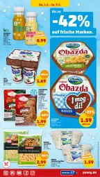 Gazetka promocyjna Penny - Prospekte - Gazetka - ważna od 03.02 do 03.02.2024 - strona 37 - produkty: Alpenhain, brötchen, coppenrath, drink, filet, filets, Goldstücke, hering, Herings, heringsfilets, monte, obazda, ring, sac, sahne, Spezi