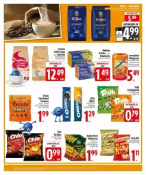 Gazetka promocyjna Edeka - Prospekte - Gazetka - ważna od 22.03 do 22.03.2025 - strona 18 - produkty: beutel, chips, chipsfrisch, eis, frucht, früchte, fruchtgummi, funny-frisch, keks, kekse, kräuter, lavazza, Meßmer, nuss, ovomaltine, pom-bär, schoko, tee, Ti, tisch, tortilla, tortillas, trolli, trolli fruchtgummi