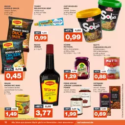 Gazetka promocyjna Real - Gazetka - ważna od 18.11 do 18.11.2023 - strona 10 - produkty: Becher, Brühe, delikatess senf, eis, gewürz, küche, Kühne, maggi, maggi würze, Mutti, reis, rind, rotkohl, senf, snack, thomy, Ti, tomate, tomaten, ZTE