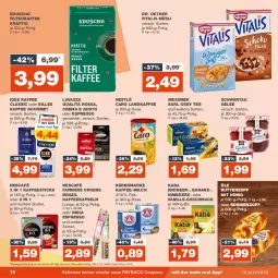 Gazetka promocyjna Real - Gazetka - ważna od 18.11 do 18.11.2023 - strona 14 - produkty: banane, bärenmarke, beere, butter, coupon, coupons, Dr. Oetker, eduscho, eis, espresso, filterkaffee, gelee, gin, himbeer, himbeere, honig, kaffee, kaffeekapseln, lavazza, lungo, mac, milch, müsli, ndk, Nescafé, nestlé, oder espresso, payback, reis, Schwartau, tee, Ti, vanille, vita, vitalis, vitalis müsli, ZTE