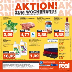 Gazetka promocyjna Real - Gazetka - ważna od 18.11 do 18.11.2023 - strona 36 - produkty: ariel, ariel waschmittel, Bau, bolognese, bosch, braten, De Cecco, drucker, duschtuch, ecco, eis, elle, Engel, ente, gästetuch, handtuch, kerze, kohlrabi, LG, Narzissen, premium vodka, reis, rwe, schwein, schweine, schweinenacken, smirnoff, Ti, tuc, uhr, vodka, waschhandschuh, waschmittel, wein, weine, ZTE