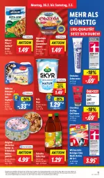 Gazetka promocyjna Lidl - Aktionsprospekt - Gazetka - ważna od 02.03 do 02.03.2024 - strona 15 - produkty: Alpenhain, angebot, arla, arla skyr, Bona, butter, camembert, camembert creme, Cien, coupon, creme, Dentalux, eis, elle, geschirr, gin, joghur, joghurt, Milbona, milram, obazda, pizza, preisvorteil, reiniger, reis, saft, säfte, schoko, schokolade, Skyr, Styling Gel, teller, Ti, vita, zahncreme, ZTE