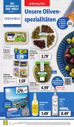 Gazetka promocyjna Lidl - Aktionsprospekt - Gazetka - ważna od 02.03 do 02.03.2024 - strona 16 - produkty: angebot, antipasti, asti, brot, buch, coupon, eis, grüne oliven, olive, oliven, ouzo, reis, reiseveranstalter, Retsina, Spezi, spirituosen, Ti, wein, weine