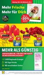 Gazetka promocyjna Lidl - Aktionsprospekt - Gazetka - ważna od 02.03 do 02.03.2024 - strona 2 - produkty: angebot, beere, beeren, coupon, discount, eis, frucht, himbeer, himbeere, himbeeren, magazin, obst, Obst und Gemüse, pril, reis, Romatomaten, Ti, tomate, tomaten, und gemüse