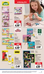 Gazetka promocyjna Lidl - Aktionsprospekt - Gazetka - ważna od 02.03 do 02.03.2024 - strona 27 - produkty: angebot, asti, buch, coupon, eis, fanta, Holz, kleber, Knetset, Kreativset, Persona, Play-Doh, reis, Ria, Ti, tisch, uhu, weck