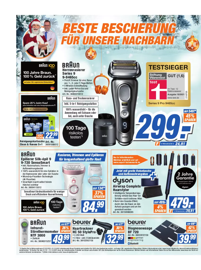 Aktueller Prospekt Expert Technomarkt - Prospekte - von 08.12 bis 14.12.2021 - strona 16 - produkty: Airwrap, aufbewahrungsbox, Bad, Badewanne, beutel, braun, dusche, eis, ente, epilierer, erde, Haarentfernung, haartrockner, herrenrasierer, Intel, latte, mac, Pinzette, rasierer, Reinigung, reis, reisetasche, Tasche, thermometer, Ti, Trockner, Waage, Wanne, wasser, WICK, wrap