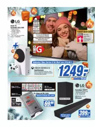 Gazetka promocyjna Expert Technomarkt - Prospekte - Gazetka - ważna od 14.12 do 14.12.2021 - strona 14 - produkty: alexa, cin, HDMI, led tv, Leuchte, leuchten, LG, oled tv, soundbar, Spiele, Spielkonsole, Subwoofer, Ti, usb, Xbox
