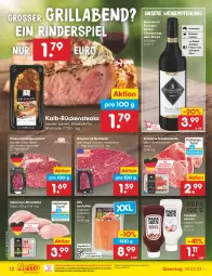 Gazetka promocyjna Netto Marken-Discount - Filial-Angebote - Gazetka - ważna od 03.06 do 03.06.2023 - strona 12 - produkty: aqua, aust, beef, bestpreis, chardonnay, eis, feinkost, filet, fleisch, gin, grill, Käse, lachs, lachsfilet, marinade, Nackensteak, nackensteaks, natur, ndk, pfeffer, reis, rind, rinder, Rippen, rotwein, Rückensteak, rückensteaks, sauce, saucen, schnitten, schwein, schweine, steak, steaks, Ti, tisch, wein, weine