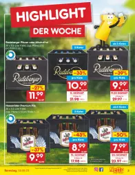 Gazetka promocyjna Netto Marken-Discount - Filial-Angebote - Gazetka - ważna od 03.06 do 03.06.2023 - strona 3 - produkty: alkohol, angebot, Berger, bestpreis, eis, hasseröder, pils, pilsner, premium pils, radeberger, radeberger pilsner, reis, Ti, ZTE