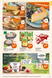 Gazetka promocyjna Tegut - Angebote der Woche - Gazetka - ważna od 19.03 do 19.03.2022 - strona 13 - produkty: albray, angebot, angebote, babybel, Becher, bio, bio-joghurt, bioland, camembert, chaumes, comté, dekoration, früchte, Gläser, hartkäse, joghur, joghurt, Käse, kerrygold, milch, mini babybel, natur, naturland, saint albray, schnittkäse, Ti, weichkäse, ZTE, zucker