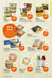 Gazetka promocyjna Tegut - Angebote der Woche - Gazetka - ważna od 19.03 do 19.03.2022 - strona 15 - produkty: ananas, Becher, bio, brot, brötchen, Croissant, croissants, curry, elle, ente, flasche, gnocchi, hilcona, Innocent, küche, landprimus, maultaschen, pasta, pizza, salat, sandwich, schnitzel, smoothie, snack, Sonntagsbrötchen, Tasche, taschen, Ti, Yo, YouCook