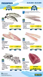 Gazetka promocyjna Metro - Wochen-Angebote - Gazetka - ważna od 26.04 do 26.04.2025 - strona 5 - produkty: Abtei, angebot, angebote, aqua, beef, eis, elle, entrecôte, filet, filets, fisch, fische, Fischer, fleisch, forelle, frischfisch, lachs, lachsfilet, Metro, reis, rel, Ria, rind, rinder, rinderfilet, roastbeef, Schere, seelachsfilet, sim, steak, steakhüfte, thunfisch, Ti, tiefpreis, Wild