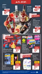 Gazetka promocyjna AldiSud - NÄCHSTE WOCHE - Gazetka - ważna od 08.07 do 08.07.2023 - strona 28 - produkty: alle artikel ohne dekoration, aperol, Apple, bacardi, baileys, cola, dekoration, eis, elle, flasche, gin, grill, kissen, LG, likör, maschinenreiniger, pfanne, Pfanner, rasierer, reiniger, Reinigung, reis, Seife, shampoo, somat, spülmaschinen, teller, Ti, topf, wilkinson, ZTE