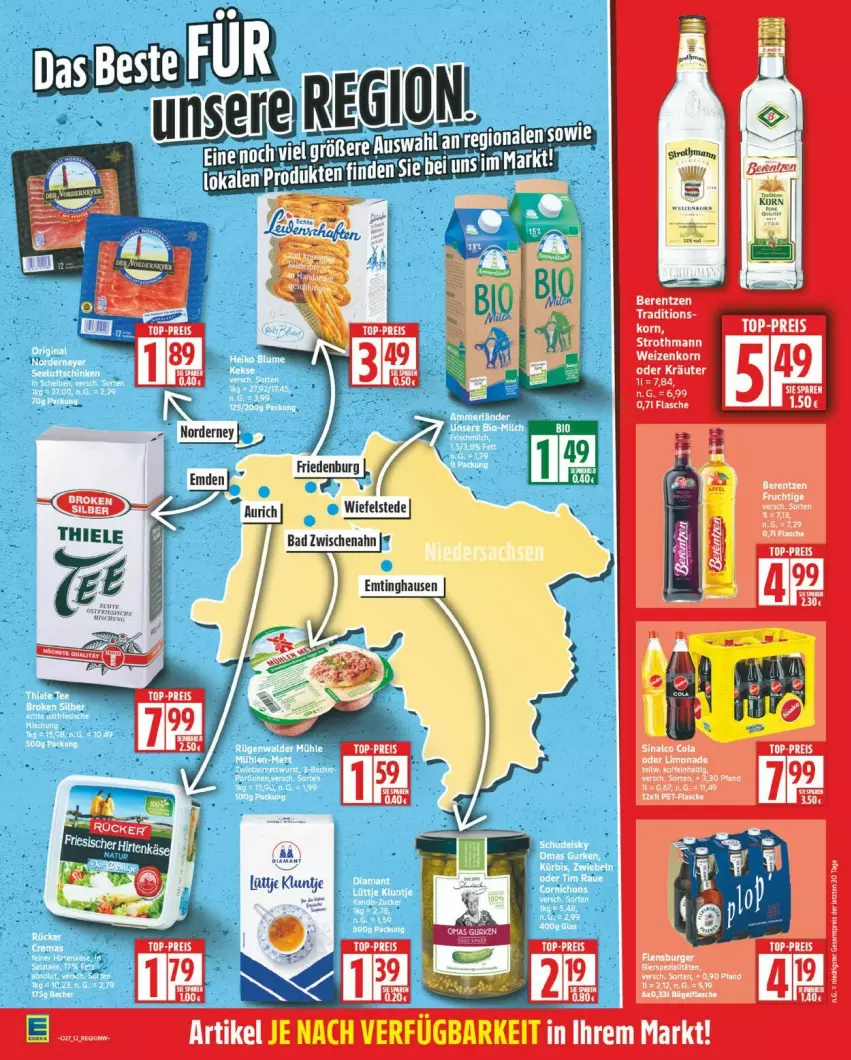 Aktueller Prospekt Edeka - Prospekte - von 30.06 bis 05.07.2025 - strona 12 - produkty: Bad, berentzen, LG, Ti
