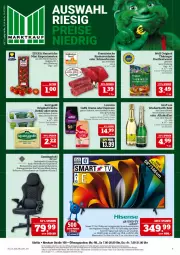 Gazetka promocyjna Marktkauf - Prospekt - Gazetka - ważna od 05.07 do 05.07.2025 - strona 1 - produkty: aktionspreis, alkohol, Becher, bohne, bohnen, braten, bratwurst, butter, caffe, deka, eis, elle, ente, espresso, flasche, gin, HDMI, hisense, irische butter, kerrygold, kopfstütze, lavazza, LG, nuss, oder espresso, original thüringer, reis, rind, rinder, Rinderroulade, rinderrouladen, ring, rispentomaten, rostbratwurst, rouladen, rückenlehne, schmorbraten, sekt, Signal, stuhl, Ti, tomate, tomaten, uhd, UHD-TV, uhr, usb, wurst, ZTE
