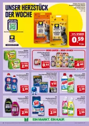 Gazetka promocyjna Marktkauf - Prospekt - Gazetka - ważna od 05.07 do 05.07.2025 - strona 26 - produkty: ajax, aktionspreis, allzweckreiniger, ball, burti, Cap, deka, eis, feinwaschmittel, Finish, flasche, Fleckenentferner, Frosch, geschirr, geschirrspülmittel, Käse, katzennahrung, kissen, kitekat, nuss, pastete, powerball, reiniger, reis, Schal, Schale, snack, sprühflasche, spülmittel, Ti, waschmittel, wc-reiniger, weck, WICK, ZTE