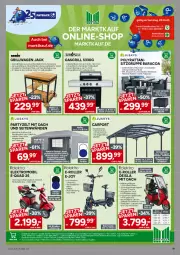 Gazetka promocyjna Marktkauf - Prospekt - Gazetka - ważna od 05.07 do 05.07.2025 - strona 29 - produkty: batterie, Bau, bluetooth-lautsprecher, Carport, E-Roller, edelstahl, eis, Elektro, flasche, flaschenöffner, gasgrill, grill, hering, kissen, Kocher, kopfstütze, lamm, latte, lautsprecher, quad, reis, Ria, ring, Roller, sitzkissen, tablet, tablett, Ti, tisch, uhr, usb, Zelt