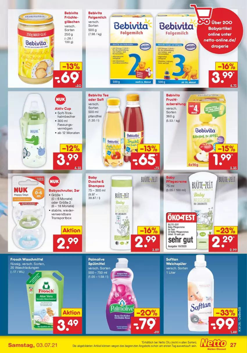 Aktueller Prospekt Netto Marken-Discount - Filial Angebote - von 28.06 bis 03.07.2021 - strona 29