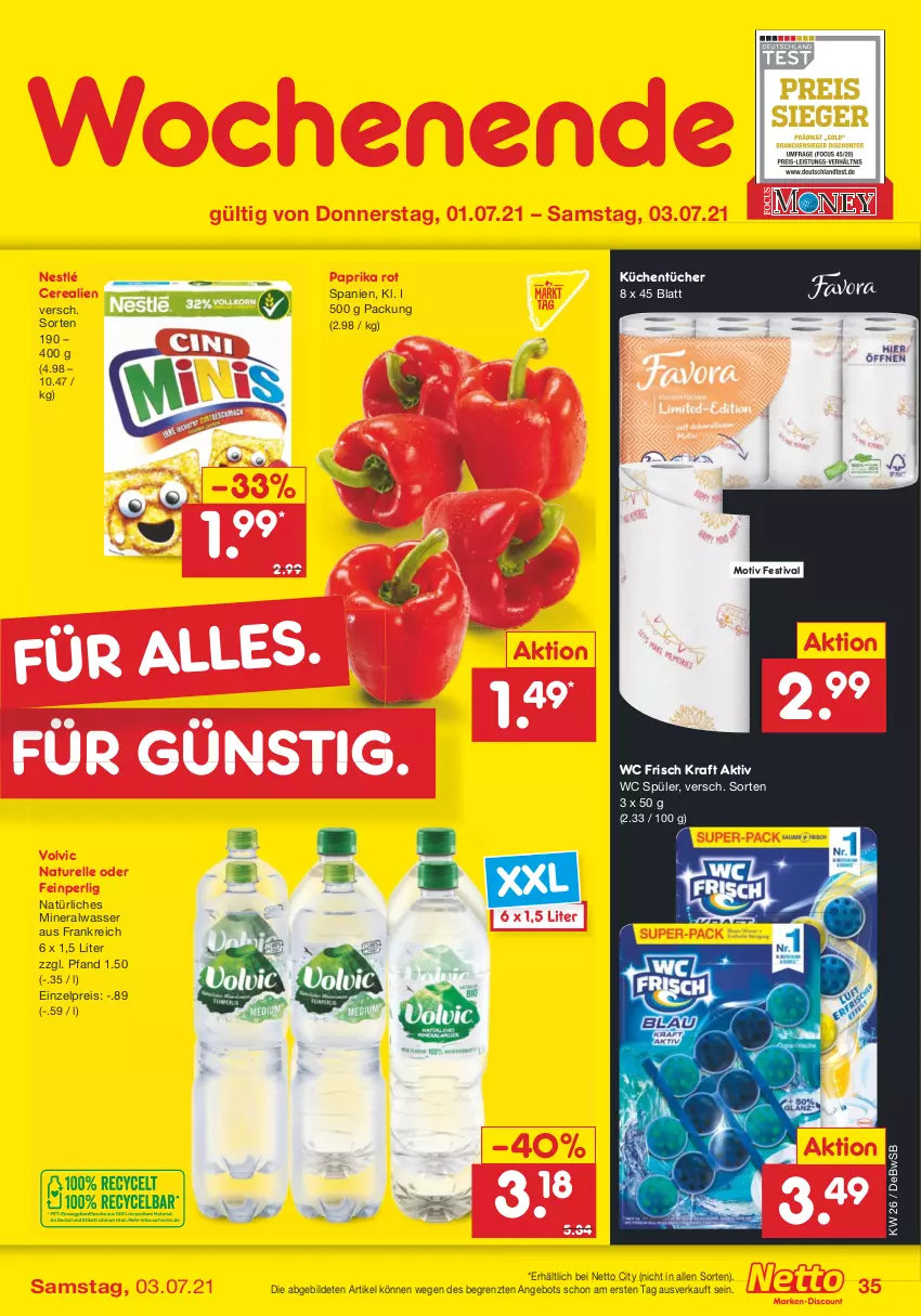 Aktueller Prospekt Netto Marken-Discount - Filial Angebote - von 28.06 bis 03.07.2021 - strona 37