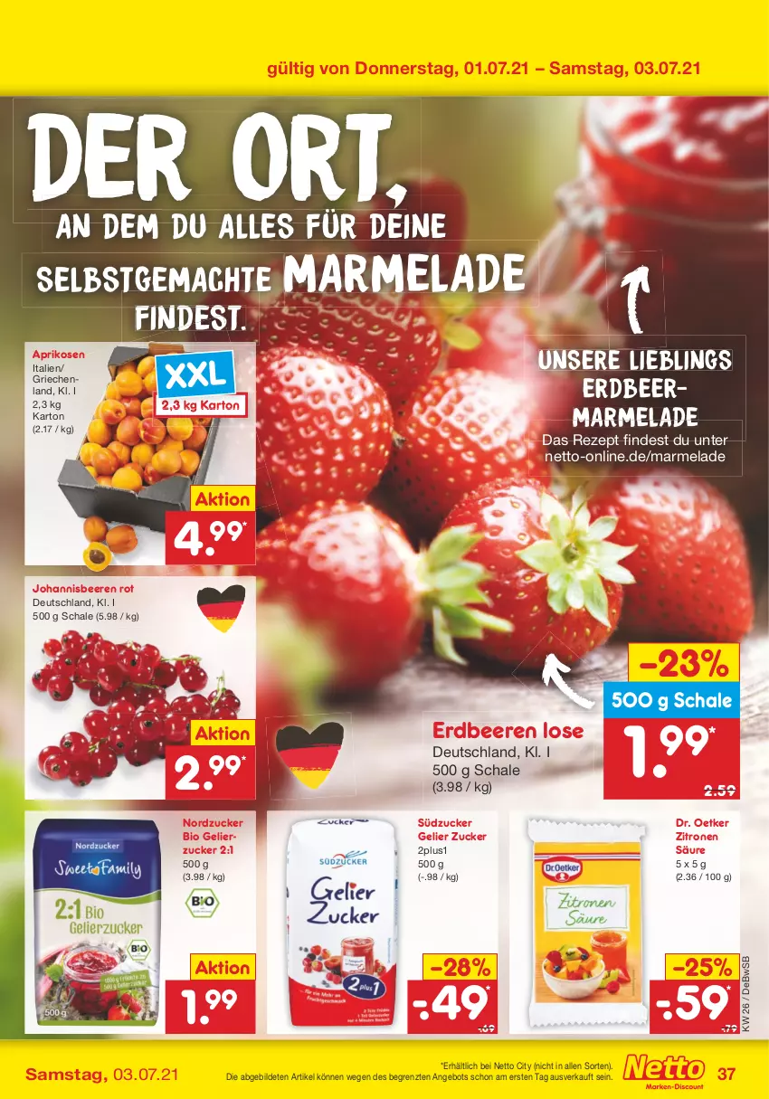 Aktueller Prospekt Netto Marken-Discount - Filial Angebote - von 28.06 bis 03.07.2021 - strona 39