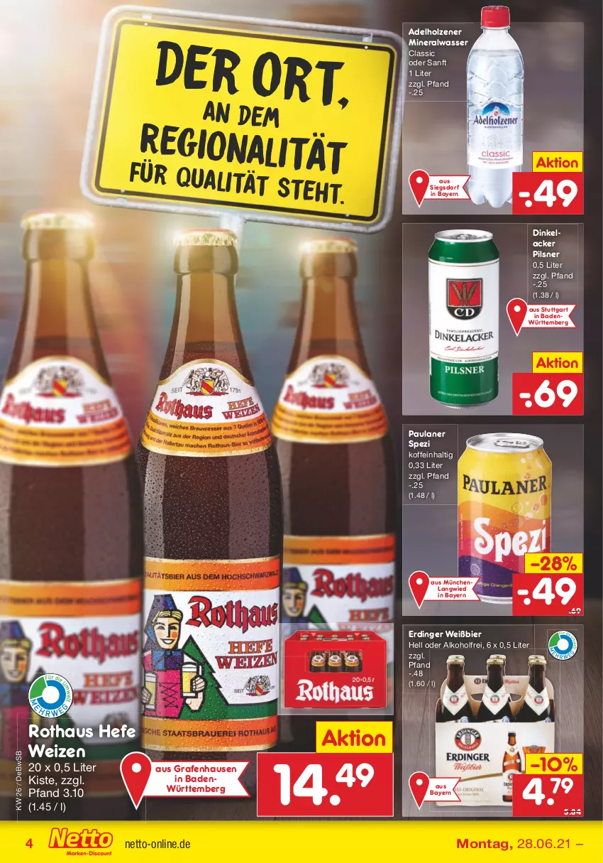 Aktueller Prospekt Netto Marken-Discount - Filial Angebote - von 28.06 bis 03.07.2021 - strona 6