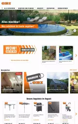 Gazetka promocyjna Obi - Prospekte - Gazetka - ważna od 30.08 do 30.08.2023 - strona 1 - produkty: akku, angebot, angebote, aqua, beleuchtung, Carport, gardena, Garten, gasgrill, grill, led-beleuchtung, mac, schlauch, schlauchwagen, sonnenschirm, Ti, tisch, wasser