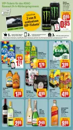 Gazetka promocyjna Rewe - Prospekte - Gazetka - ważna od 02.03 do 02.03.2024 - strona 11 - produkty: alkohol, Alwa, blended scotch, blended scotch whisky, Bundaberg, coupon, desperados, drink, eis, elle, energy drink, gewinnspiel, Guinness, Happy Day, johnnie walker, Kilkenny, mineralwasser, monster, Monster Energy, natur, Nektar, pfanne, Pfanner, reis, rel, ring, saft, scotch, scotch whisky, sekt, Spiele, Ti, volvic, wasser, whisky