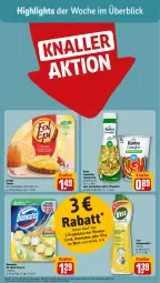 Gazetka promocyjna Rewe - Prospekte - Gazetka - ważna od 02.03 do 02.03.2024 - strona 2 - produkty: Becher, citrus, Coral, creme, domestos, fol epi, Heu, Käse, limette, Mett, milch, rama, rama cremefine, scheuermilch, schnittkäse, Ti