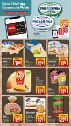 Gazetka promocyjna Rewe - Prospekte - Gazetka - ważna od 02.03 do 02.03.2024 - strona 9 - produkty: aoste stickado, arla, brot, cambozola, champignon, coupon, coupons, eis, esrom, fol epi, Käse, knoblauch, korn, Kornbrot, mühlen schinken, philadelphia, reis, rouge, rougette, rügenwalder, rügenwalder mühle, schinken, schnitten, schnittkäse, sesam, snack, stickado, Sucuk, Ti, wasa, weichkäse, wurst