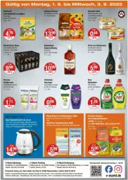 Gazetka promocyjna Vmarkt - Prospekte - Gazetka - ważna od 03.09 do 03.09.2025 - strona 20 - produkty: alle artikel ohne dekoration, angebot, angebote, auer, ball, bier, Biere, creme, dekoration, dell, duschgel, edelstahl, eis, elle, fairy, flasche, fürst von metternich, glas-wasserkocher, gourmet gold, handcreme, kaes, katzennahrung, Kocher, Mett, metternich, Mode, olive, palmolive, reis, ring, scotch, scotch whisky, spülmittel, telefon, teller, Ti, uhr, wasser, wasserkocher, whisky