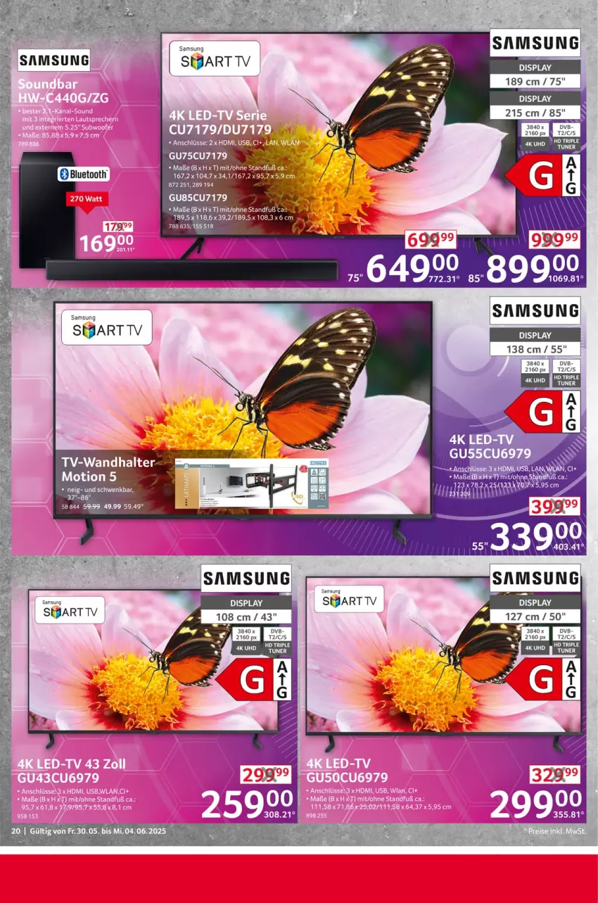 Aktueller Prospekt Selgros - Non Food - von 30.05 bis 04.06.2025 - strona 20 - produkty: dvb, Samsung