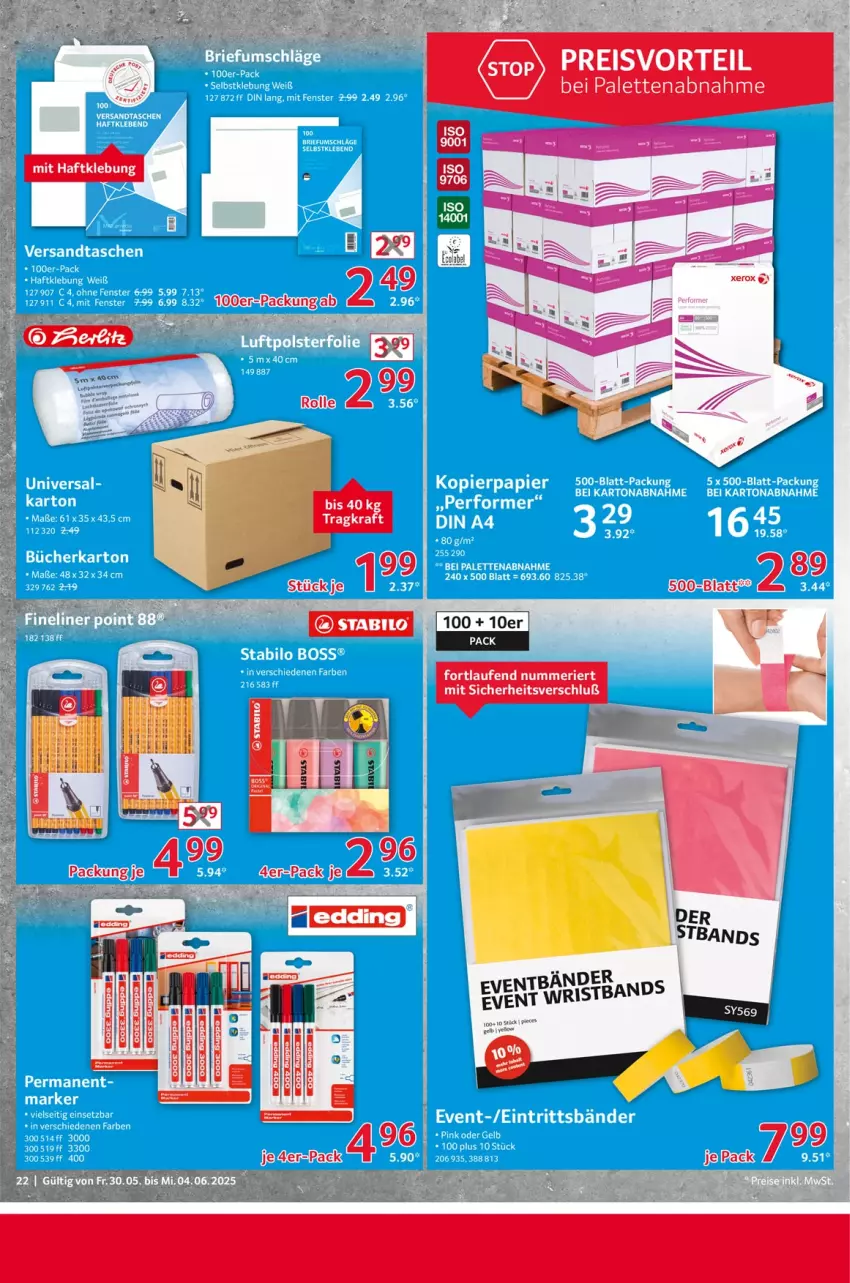 Aktueller Prospekt Selgros - Non Food - von 30.05 bis 04.06.2025 - strona 22 - produkty: eis, Laufen, Palette, preisvorteil, reis