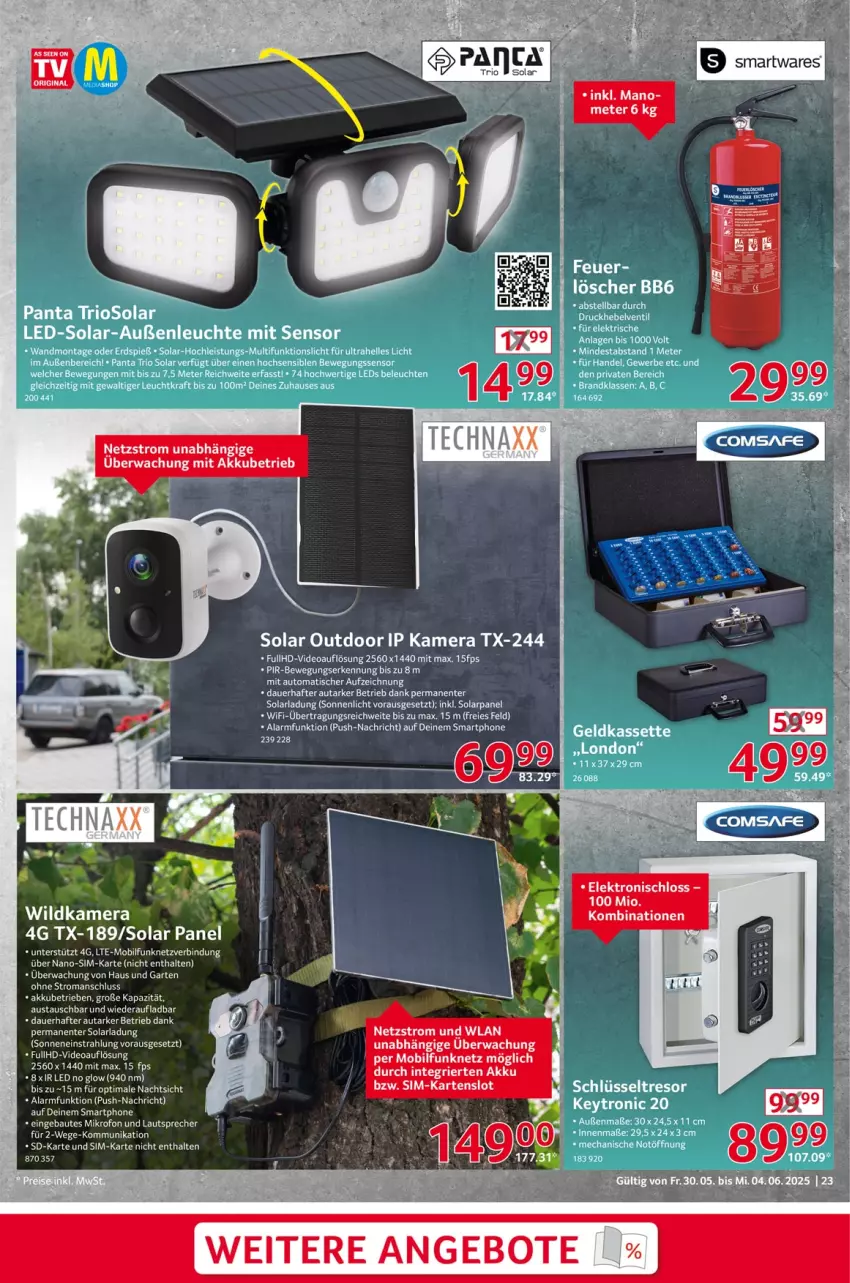 Aktueller Prospekt Selgros - Non Food - von 30.05 bis 04.06.2025 - strona 23 - produkty: akku, arla, auer, aust, auto, Bewegungssensor, deo, eis, elle, ente, Garten, kamera, kraft, leds, Leuchte, leuchten, LG, ndk, sim, smartphone, tee, Ti, tisch, Wild, Wildkamera