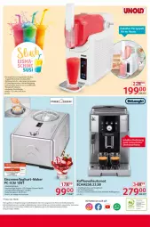 Gazetka promocyjna Selgros - Non Food - Gazetka - ważna od 04.06 do 04.06.2025 - strona 32 - produkty: angebot, angebote, auto, cocktail, creme, delonghi, edelstahl, eis, eiscreme, eismaschine, getränk, getränke, joghur, joghurt, kaffee, kaffeegenuss, kaffeevollautomat, kompressor, Leuchte, LG, milch, Mode, nuss, proficook, Rauch, Reinigung, reis, rezept, Ria, shake, Ti, wein
