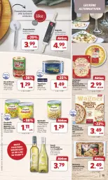 Gazetka promocyjna Combi - Prospekte - Gazetka - ważna od 07.09 do 07.09.2024 - strona 13 - produkty: bonduelle, bonduelle goldmais, brause, brezel, buch, champignon, champignons, decke, eis, elle, fisch, flammkuchen, flasche, früchte, Goldmais, Holz, hülsenfrüchte, kuchen, lamm, mais, messer, oro di parma, pizza, Quiche, reis, sauce, senf, steinhaus, Teigrolle, thunfisch, Ti, wagner, wein, weine, ZTE, zwiebel