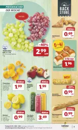 Gazetka promocyjna Combi - Prospekte - Gazetka - ważna od 07.09 do 07.09.2024 - strona 3 - produkty: angebot, angebote, apfel, baguette, beutel, brötchen, clementinen, eis, flasche, joghur, joghurt, kracher, milch, Milchbrötchen, reis, smoothie, smoothies, snack, snacks, stube, Sucuk, tafeläpfel, tafeltrauben, telefon, Ti, trauben, true fruits, zitrone, zitronen, ZTE