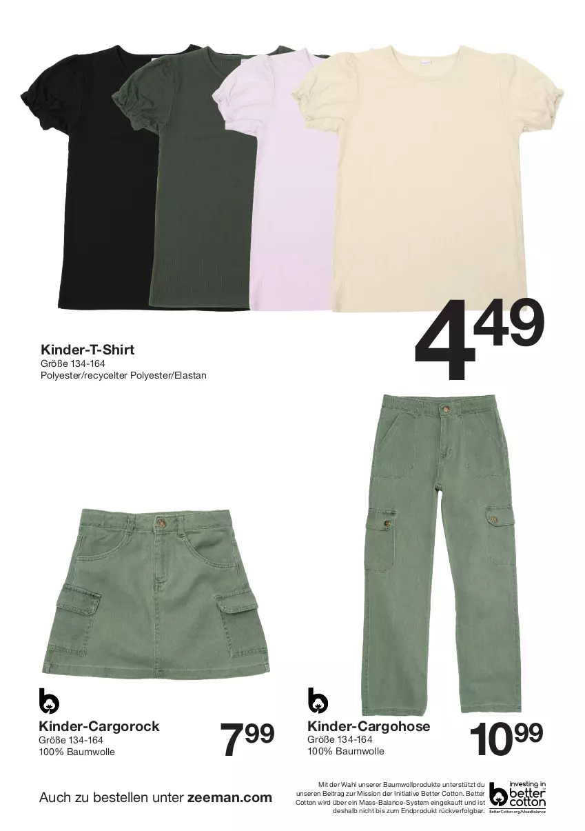 Aktueller Prospekt Zeeman - Prospekte - von 20.07 bis 26.07.2024 - strona 8 - produkty: Bau, baumwolle, bett, elle, hose, Kinder, Kinder-T-Shirt, LG, shirt, T-Shirt, Ti, wolle