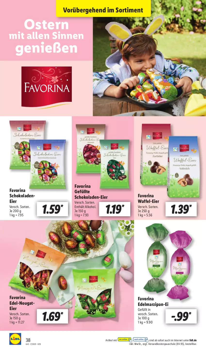 Aktueller Prospekt Lidl - Aktionsprospekt - von 13.02 bis 18.02.2023 - strona 42 - produkty: alkohol, Edelmarzipan, eier, marzipan, ndk, Schal, Schale, schoko, schokolade, schokoladen, Ti