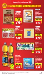 Gazetka promocyjna Lidl - Aktionsprospekt - Gazetka - ważna od 18.02 do 18.02.2023 - strona 13 - produkty: angebot, Bona, Coshida, drink, dulano, eis, Floralys, Käse, Katzenstreu, kuchen, lavendel, Milbona, papier, Pfannkuchen, pizza, reis, schinken, Ti, toilettenpapier, würfel, ZTE