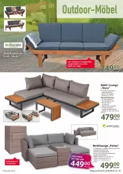 Gazetka promocyjna Selgros - Vorschau:
            Nonfood - Gazetka - ważna od 09.02 do 09.02.2022 - strona 23 - produkty: Bank, beistelltisch, eis, ente, hocker, Holz, kissen, kleid, LG, möbel, reis, schrauben, sessel, Sitzhöhe, Sofa, tee, Ti, tisch