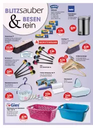 Gazetka promocyjna Vmarkt - V-Markt - Gazetka - ważna od 27.04 do 27.04.2022 - strona 14 - produkty: beutel, Brei, bügel, bürste, edelstahl, eimer, hochglanz, Holz, hose, hosen, Klammern, korb, kosmetik, kosmetikeimer, lack, lamm, leine, LG, müllbeutel, reiniger, Reinigung, sattel, schnitten, Ti, Wanne, wäschekorb, WC-Bürste, weck