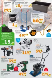 Gazetka promocyjna  - Gazetka - ważna od 01.08 do 01.08.2026 - strona 10 - produkty: Abbruchhammer, akku, akku-bohrschrauber, Arbeitsleuchte, aust, Bau, Baueimer, bett, Bohrhammer, Bohrschrauber, eimer, Garten, HP, kraft, ladegerät, latte, Leuchte, Ria, rwe, sac, Ti, tisch